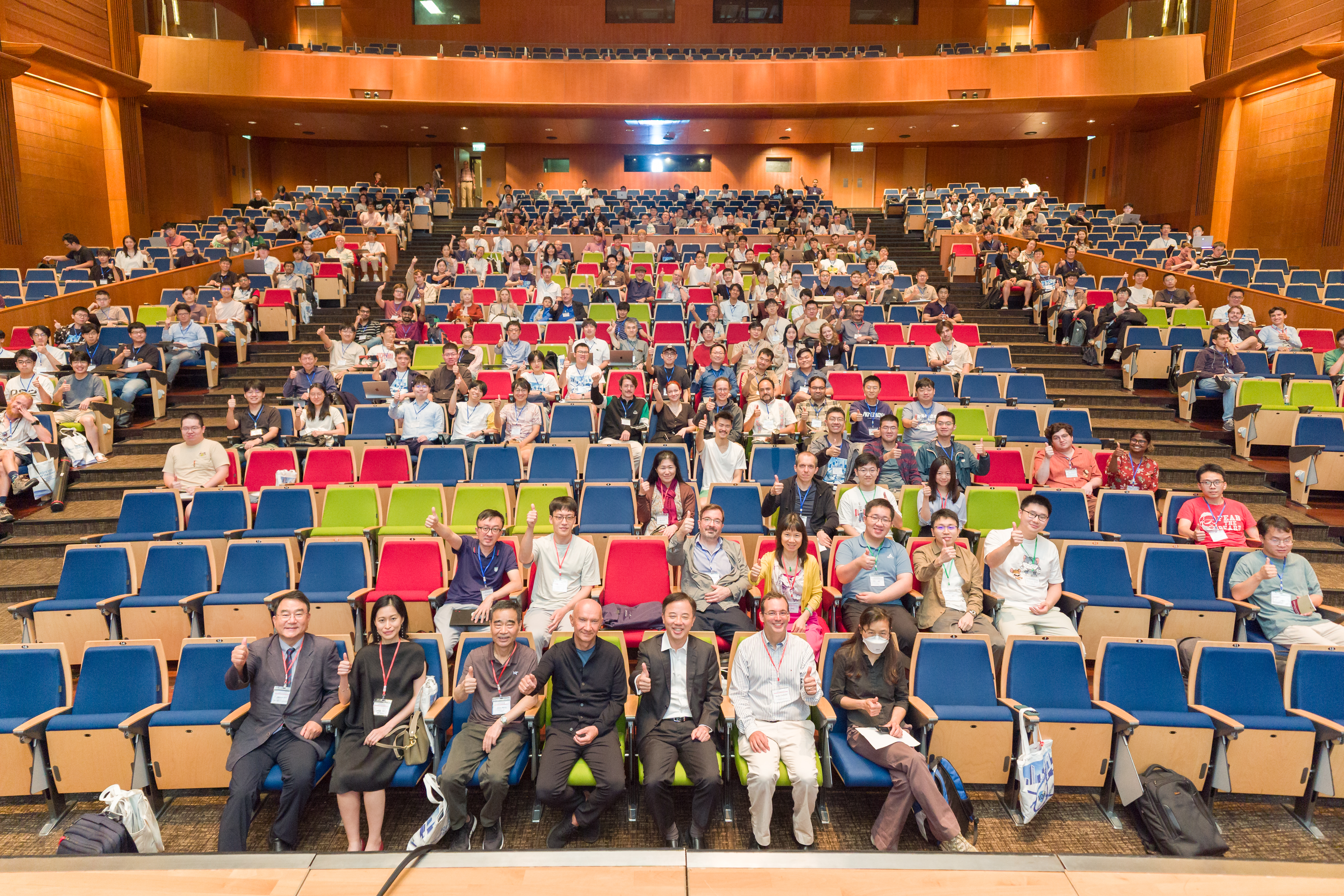 Distinguished speakers, participants, and organisers gathered at the AQIS’25, which hosts at HKU.