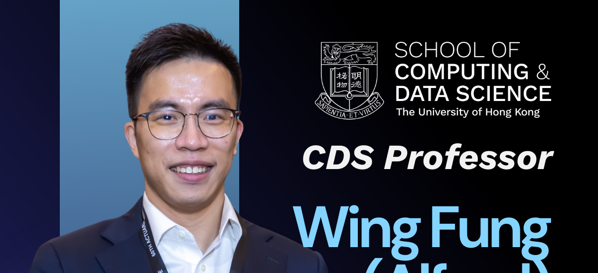 CDS Professor Alfred Chong Receives SOA Actuarial Science Early Career Research Award